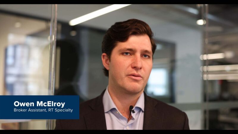 Young male professional being interviewed