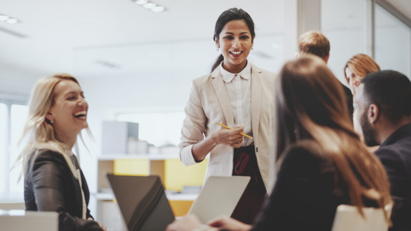 Business people working in the office