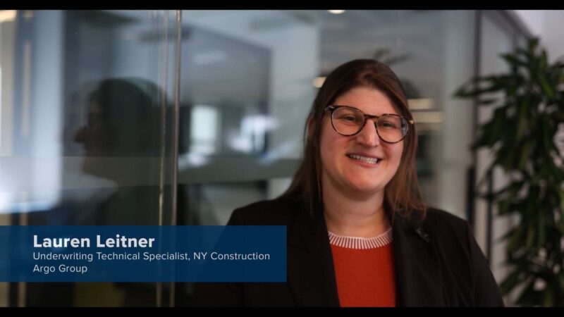 Young female professional being interviewed